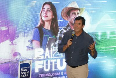 Imagem da notícia Riedel anuncia uso de inteligência artificial do Google nas escolas estaduais e cria CEP Rural em MS